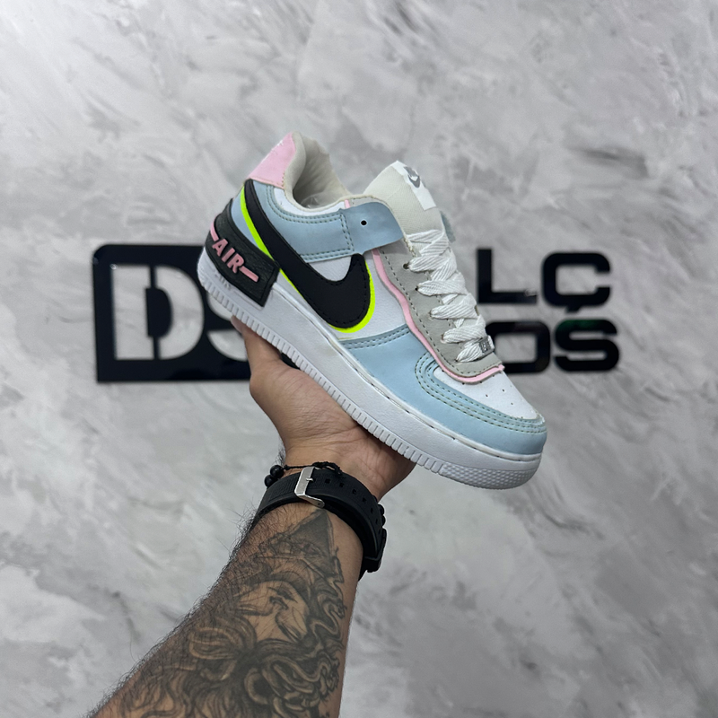 Air Force Shadow - Azul/Rosa/Verde