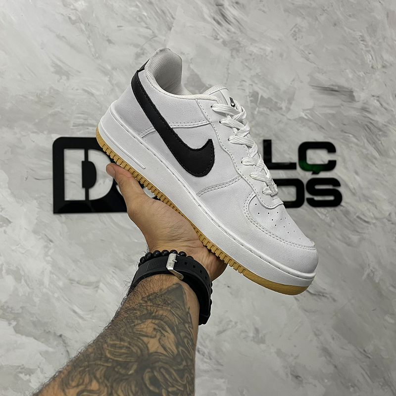 Air Force 1 Branco Sola Marrom